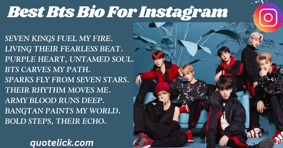 455+ Best Bts Bio For Instagram 2025 - Quote Lick