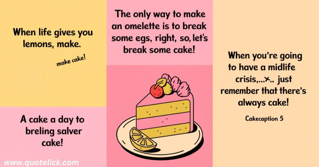 Cake captions for instagram in english