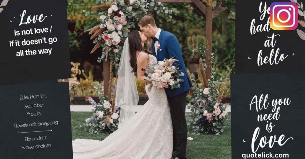 Wedding captions for instagram for couples