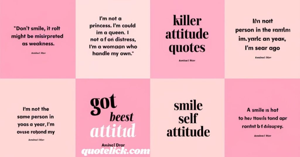 Killer attitude Quotes for Girls